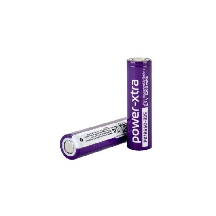 Power-Xtra PX18650-32E - 3.7V 3200 Mah Li-ion Pil - 3C