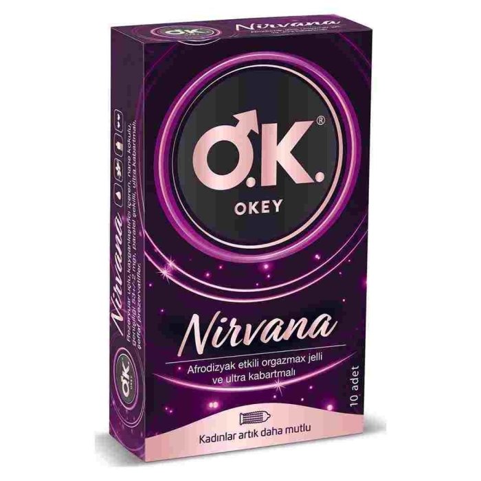 Okey Nirvana 10 Adet Prezervatif