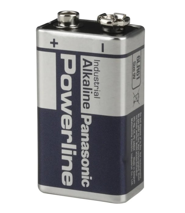 Panasonic Powerline 6Lr61 Industrial Alkaline 9V Pil