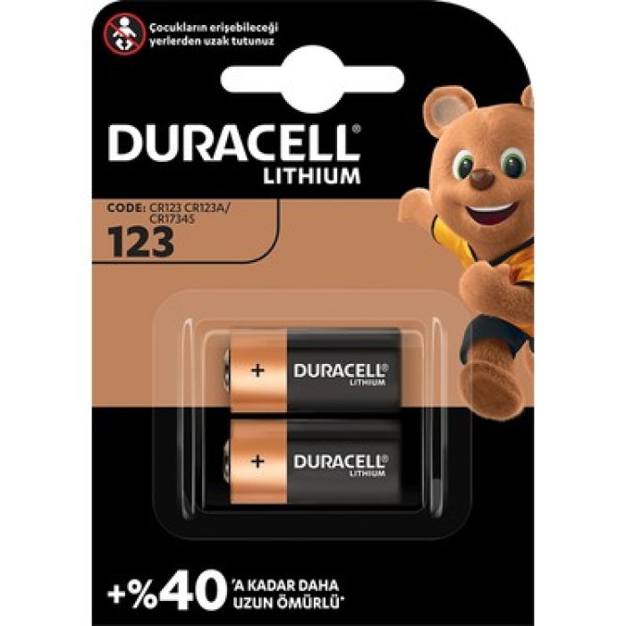 Duracell Lityum Cr123A Pil 2Li