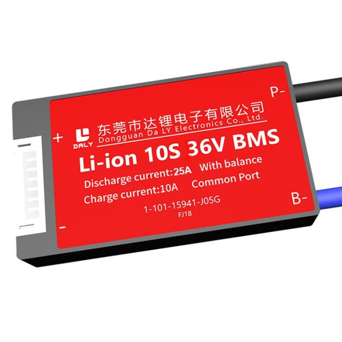 Daly Bms Li-Ion 10S 25A Balansli - Şarj Devresi̇