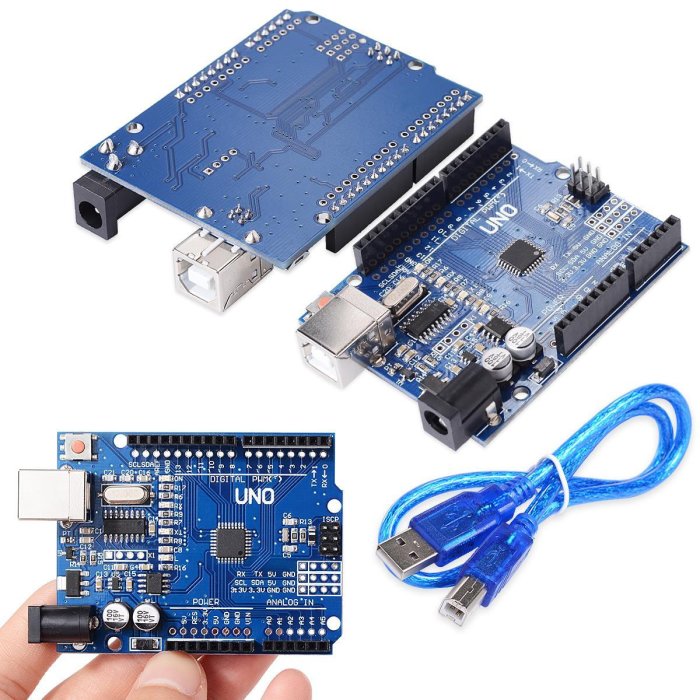 Arduino UNO R3 + USB Kablo Hediyeli