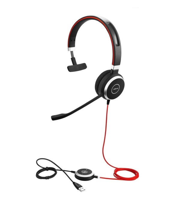 Jabra Evolve 40 Mono Nc Ms Usb Kulak Üstü Kulaklık (Jabra Türkiye Garantili)