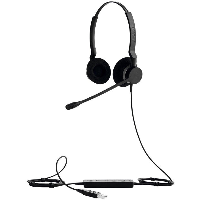 Jabra Biz 2300 Usb Duo Ms Mikrofonlu Kulak Üstü Kulaklık (Jabra Türkiye Garantili)