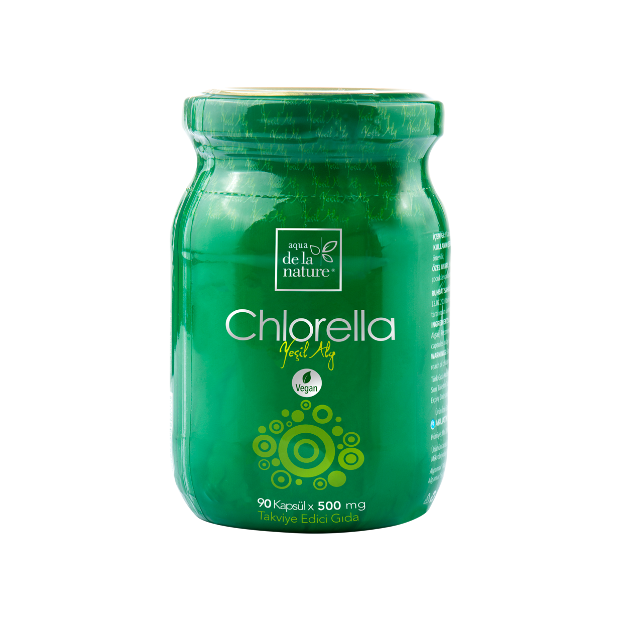 Aqua De La Nature Chlorella Bitkisel Kapsül 500 Mg X 90 Adet