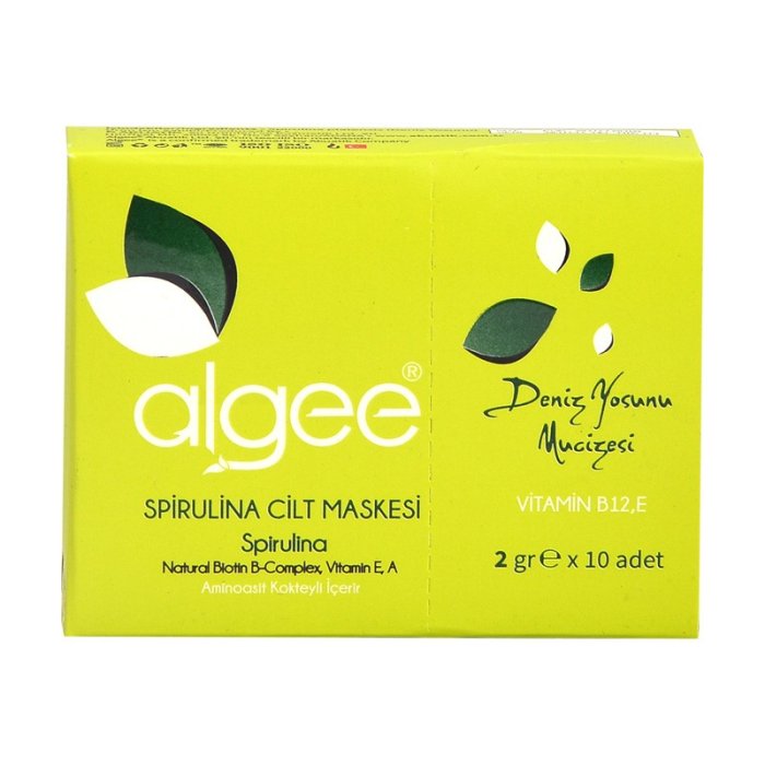 Algee Spirulina Yosun Doğal Cilt Maskesi