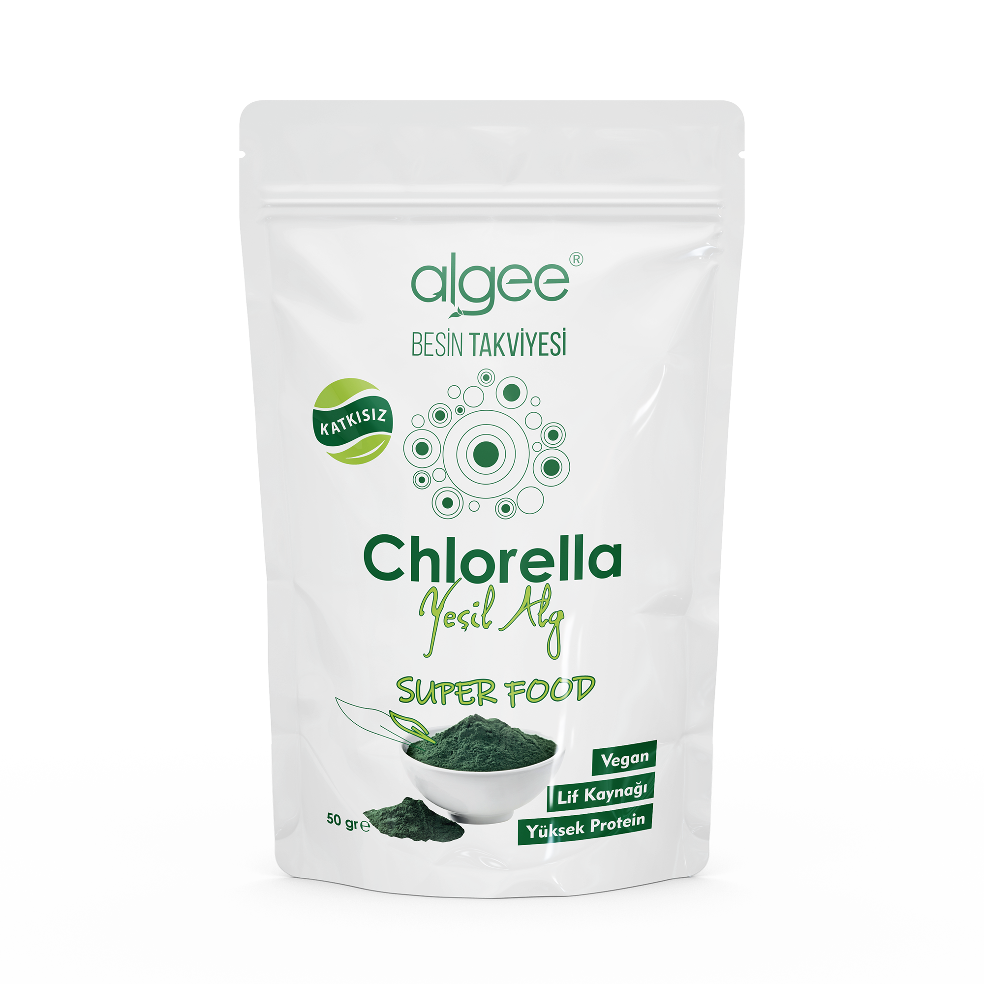 Algee Chlorella Toz 50 Gr