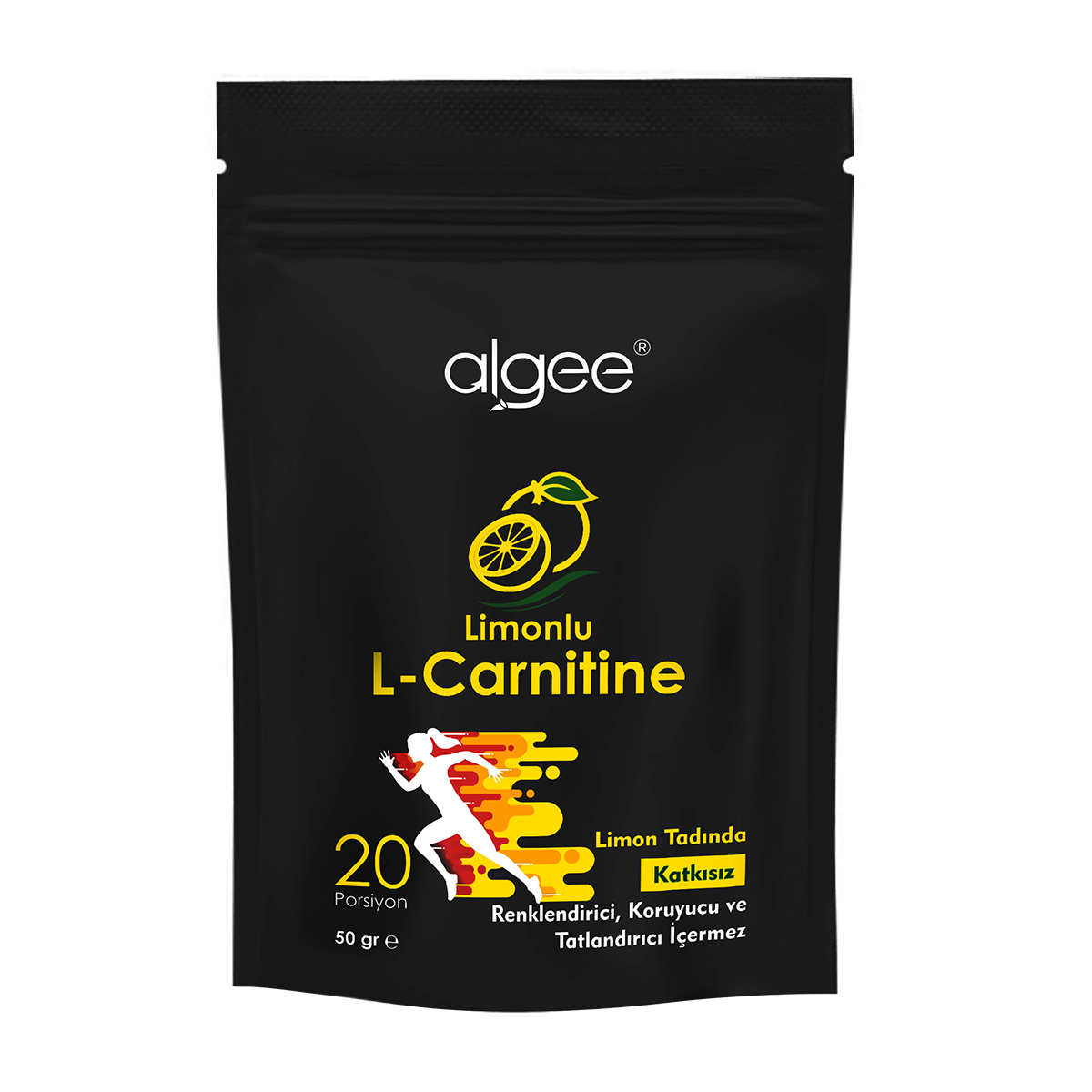 Algee Limonlu L-Carnitine Toz 50 Gr