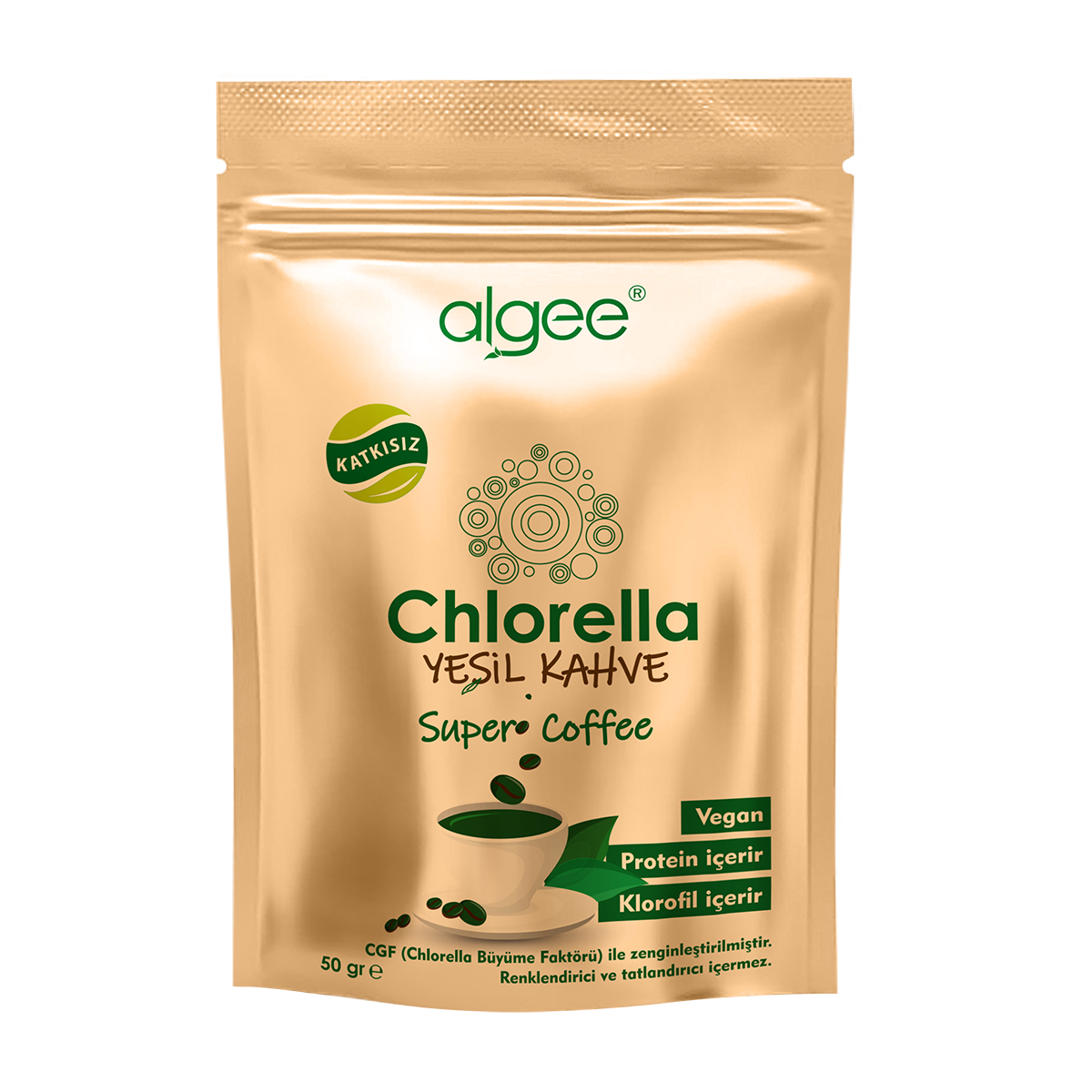 Algee Chlorella Kahve 50 Gr