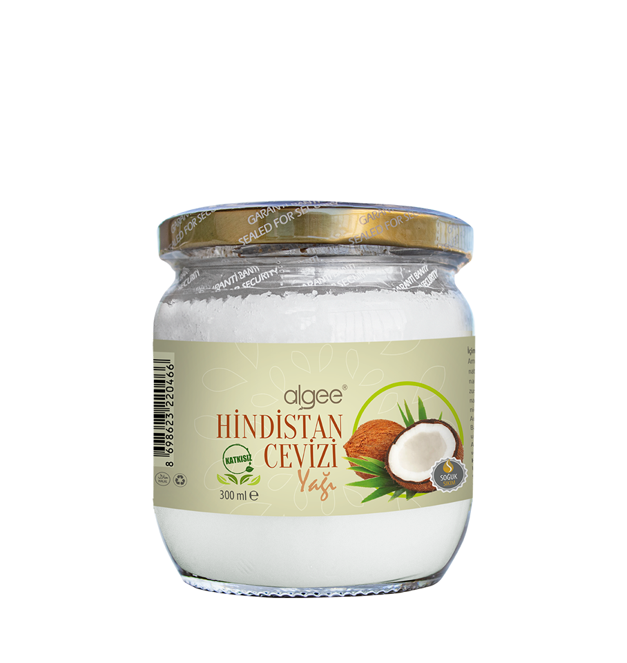 Algee Hindistan Cevizi Yağı Soğuk Sıkım 300 Ml