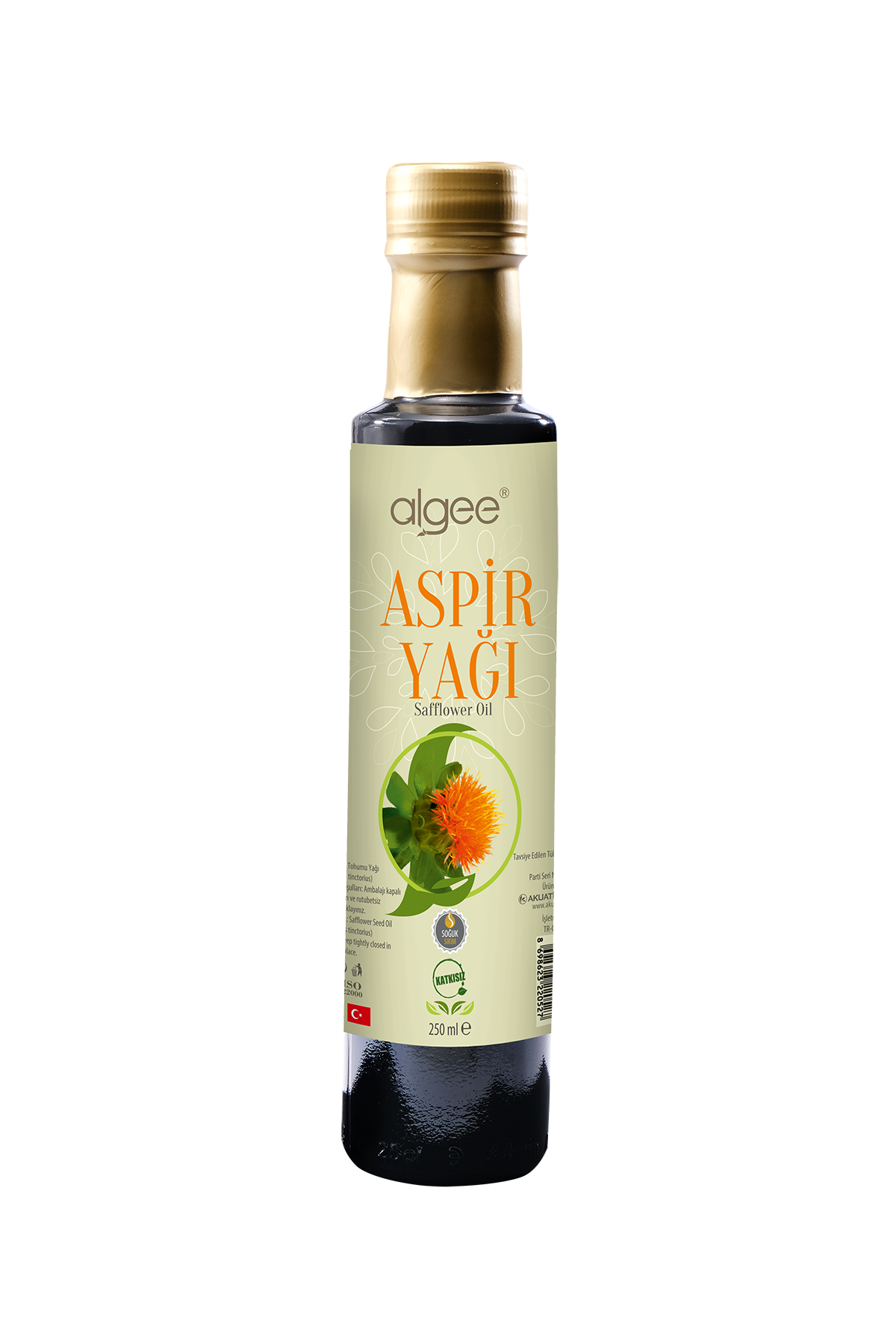 Algee Aspir Yağı Soğuk Sıkım 250 Ml