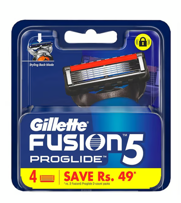Gillette Fusion Proglide Yedek Tıraş Bıçağı 4lü