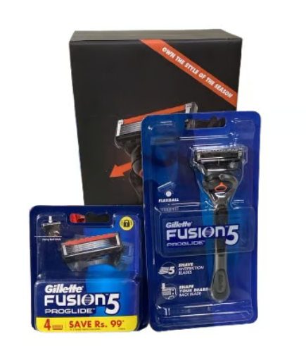 Gillette Fusion5 Proglide Flexball Tıraş Makinesi + 5 Yedekli Giftset