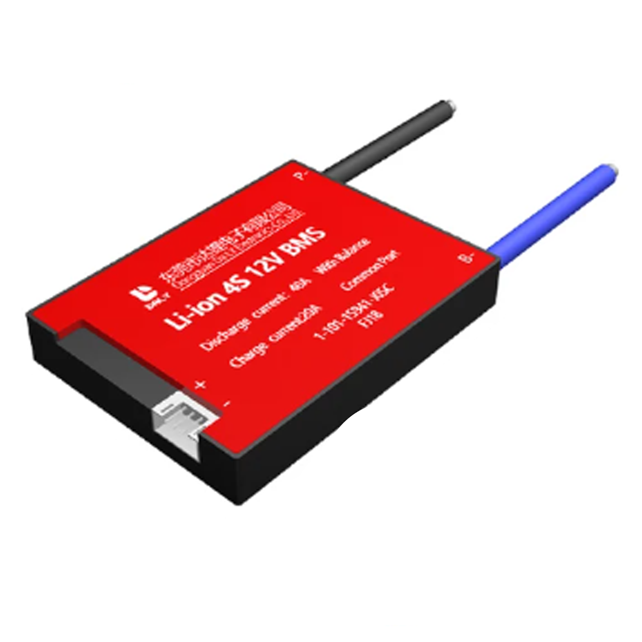Daly Lifepo4 Bms 4S 12V 40A Lifepo4 Pil Için Ortak Portu Ile Su Geçirmez Bms