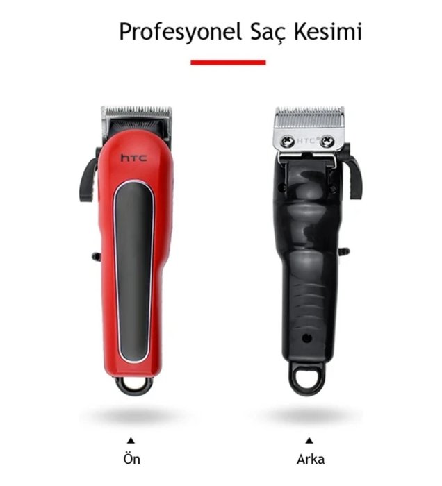 HTC CT-8089 Kırmızı Tıraş Makinesi