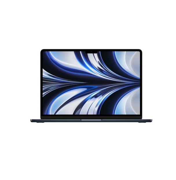 Apple 13" MacBook Air: Apple M2 chip with 8-core CPU and 8-core GPU, 16GB, 256GB - Gece Yarısı