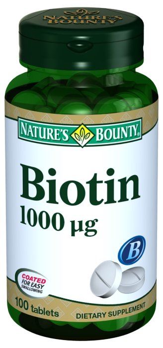 Nature's Bounty Biotin 1000 Mcg 100 Tablet