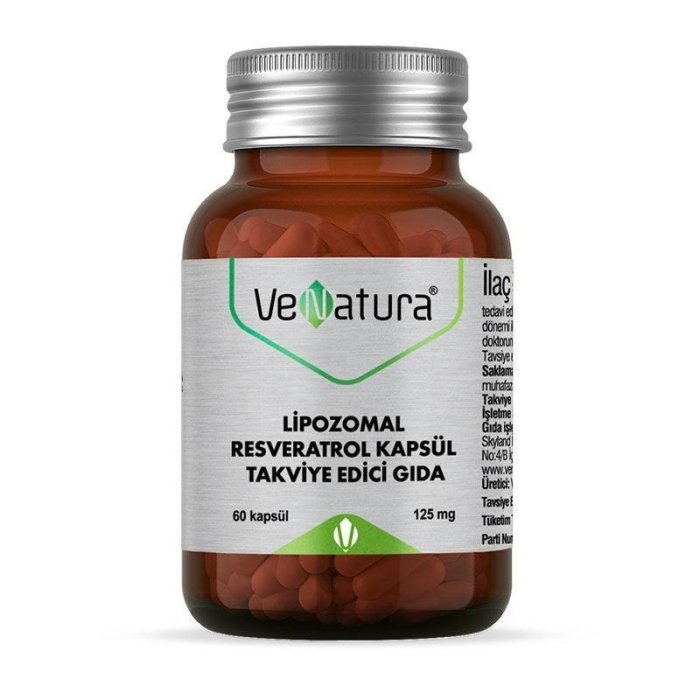 Venatura Lipozomal Resveratrol 125 Mg 60 Kapsül