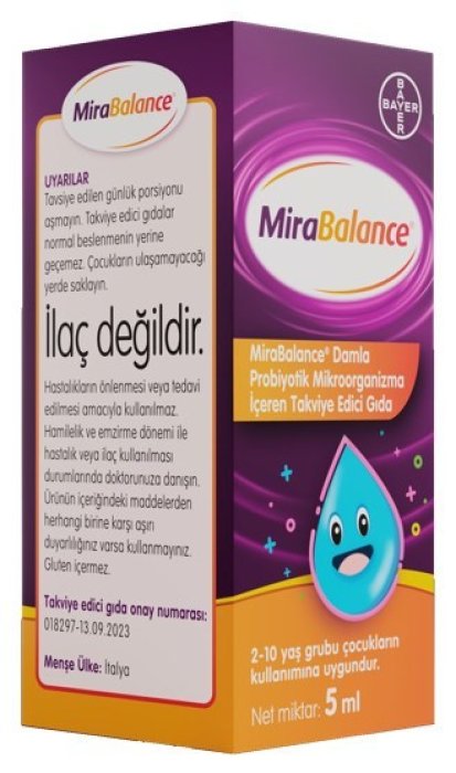 Mirabalance Probiyotik Damla 5 Ml