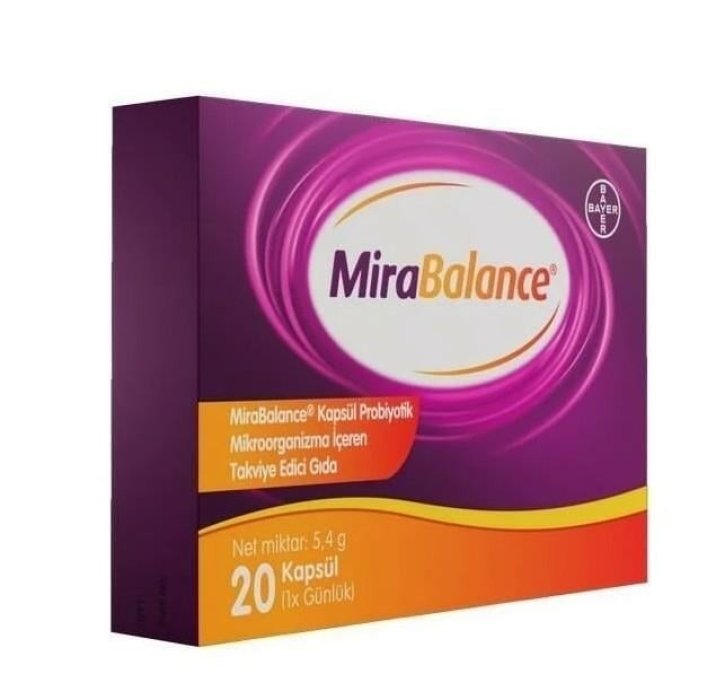 Mirabalance Probiyotik 20 Kapsül