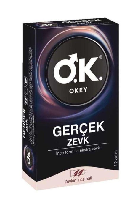 Okey Prezervatif Gerçek Zevk 12'Li