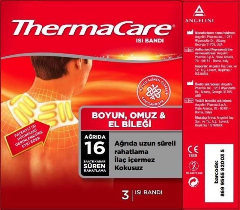 Thermacare Isı Bandı Boyun, Omuz ve El Bileği