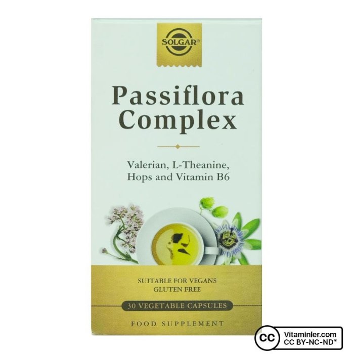 Solgar Passiflora Complex 30 Kapsül