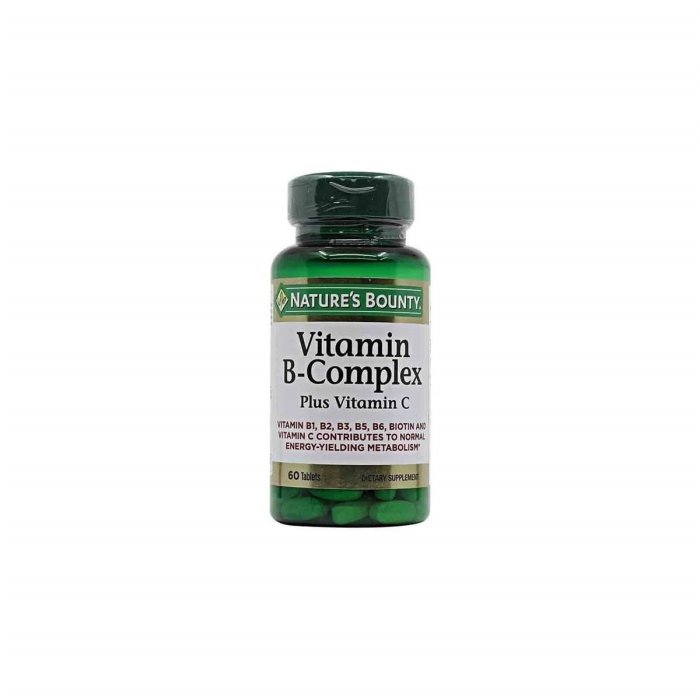 Nature's Bounty B-Complex Plus Vitamin C 60 Tablet