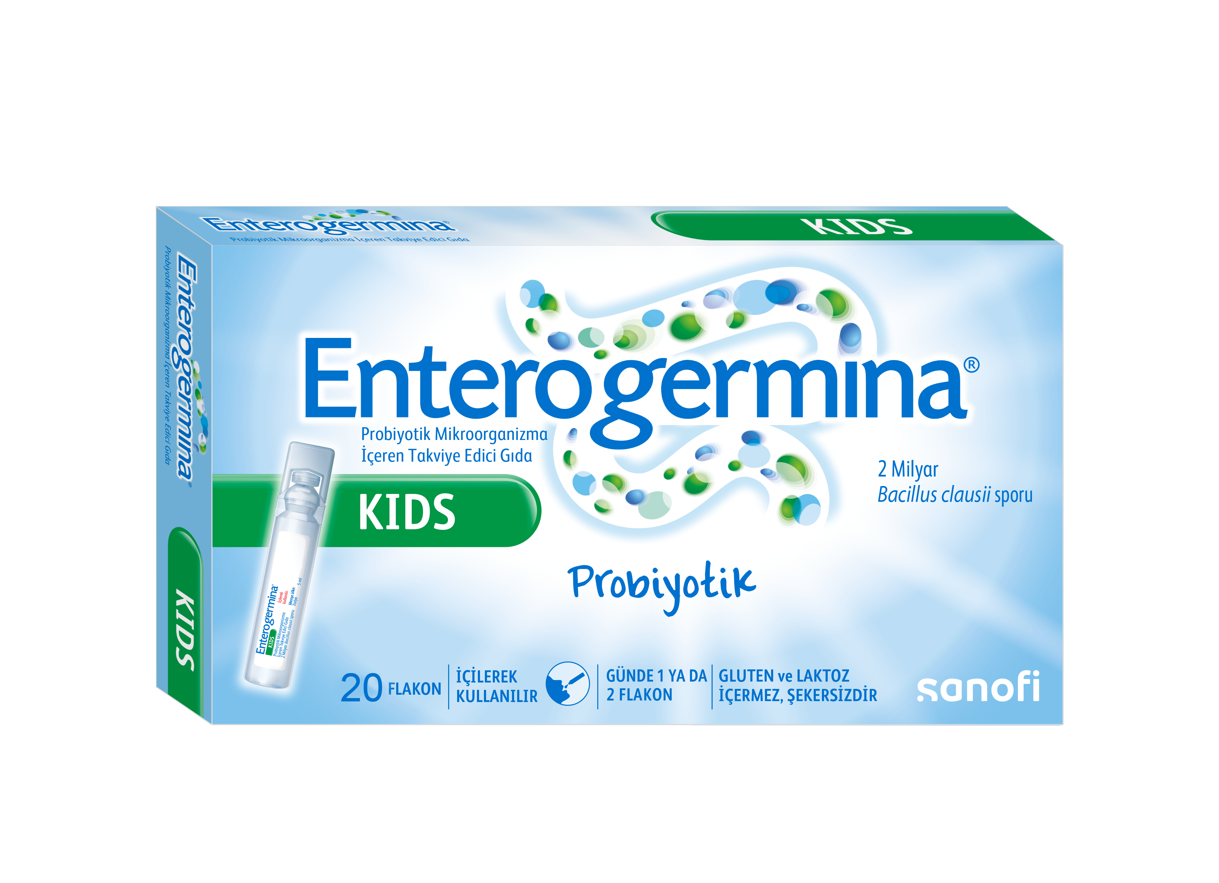 Enterogermina Çocuklar İçin 5 ml 20 Flakon