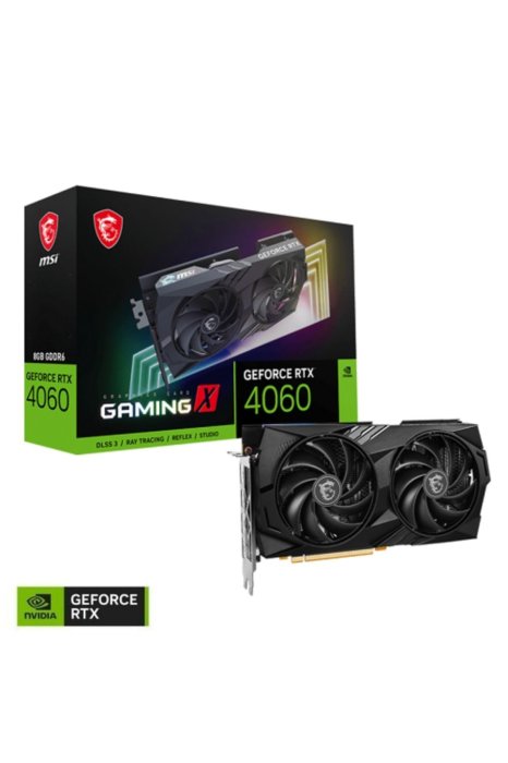 MSI GeForce RTX 4060 GAMING X 8G GDDR6 128Bit DX12 DLSS 3 Gaming (Oyuncu) Ekran Kartı