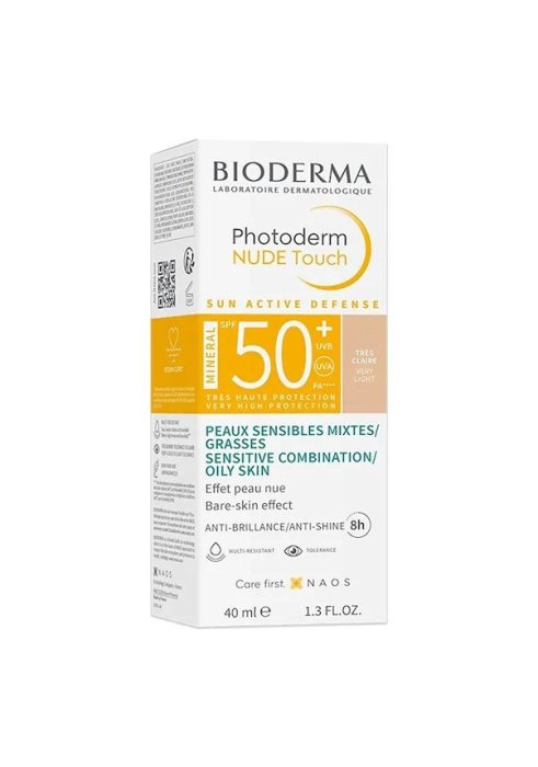 Bioderma Photoderm Nude Touch Very Light 50 Faktör Güneş Koruyucu 40 Ml