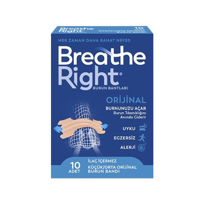 Breathe Right Burun Bandı Orijinal Küçük/Orta