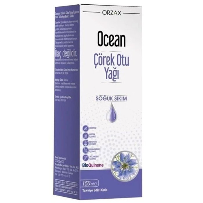 Ocean Çörek Otu Yağı 150 Ml