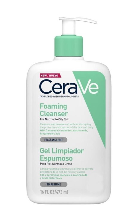 Cerave Foaming Cleanser 473 Ml Köpüren Yüz Temizleyici