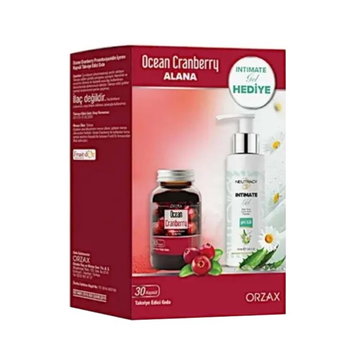 Ocean Cranberry 30 Kapsül Alana Neutracy Intımate Jel Hediye