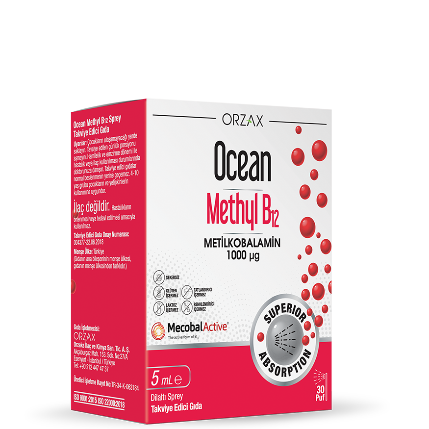 Ocean Methyl B12 1000 Mcg Sprey 5 Ml