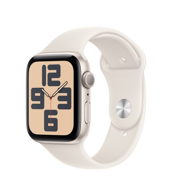 Apple Watch SE GPS 40mm Starlight Aluminium Case with Starlight Sport Band - S/M