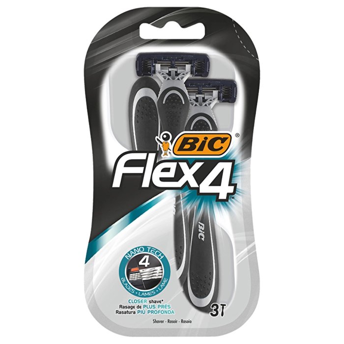Bic Flex4 4 Bıçaklı Tıraş Bıçağı 3'lü
