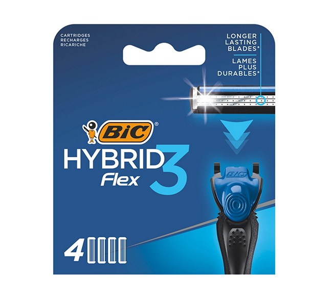 Bic Flex3 Hybrid 3 Bıçaklı 4 Yedek Kartuş Tıraş Bıçağı