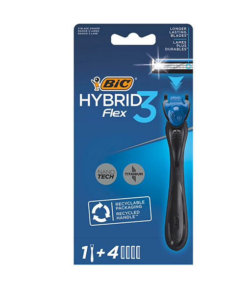 Bic Flex3 Hybrid 3 Bıçaklı 1 Sap + 4 Kartuş Tıraş Bıçağı