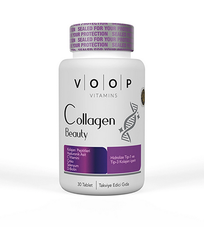 Voop Collagen Beauty Kolajen Tablet Takviye Edici Gıda 30 Tablet