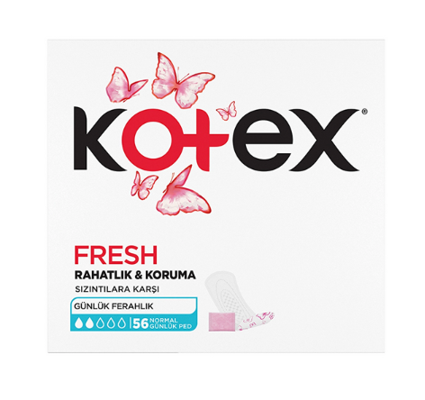 Kotex Günlük Ped Normal 56’lı