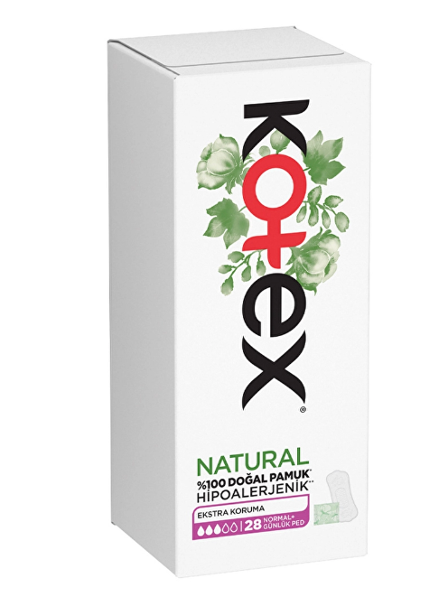 Kotex Natural Normal Günlük Ped Ekstra Koruma 28’li