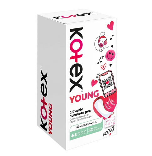 Kotex Young Günlük Ped 30'lu