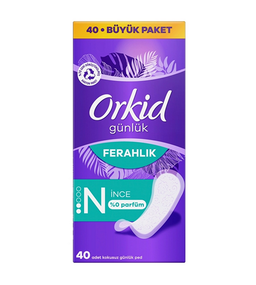 Orkid Günlük Extra Koruma Günlük Ped İnce 40lı