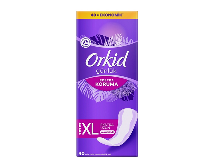 Orkid Extra Koruma Extra Uzun Günlük Ped 40lı