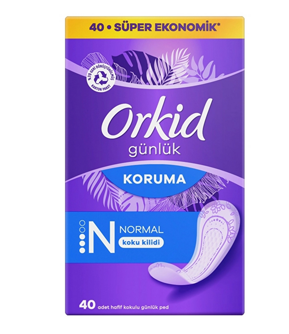Orkid Günlük Koruma Günlük Ped 40'lı