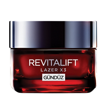 Loreal Paris Revitalift Lazer X3 Yoğun Yaşlanma Karşıtı Gündüz Bakım Kremi 50 ml