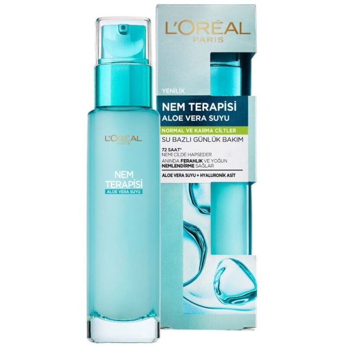 L'oreal Paris Nem Terapisi Aloe Vera Suyu Normalden Karmaya Ciltler 70 Ml