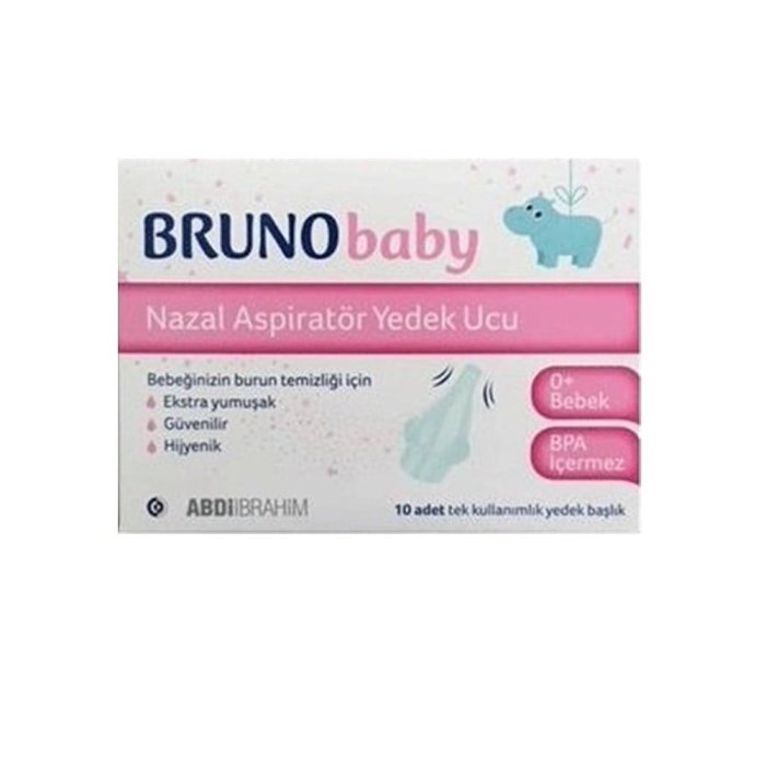 Bruno Baby Nazal Burun Aspiratörü 10'lu Yedek Uç
